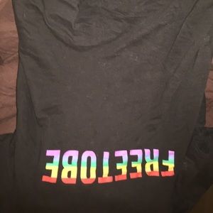 Gay pride free to be shirt